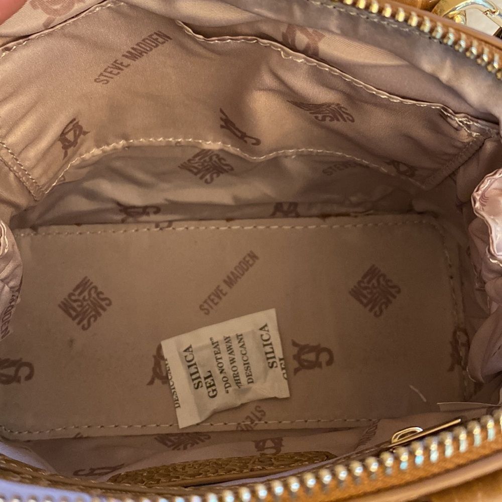 NWT Steve Madden (BHope) Satchel/Crossbody - Cognac - Picture 12 of 16